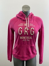 Garage Hoodie Women&#39;s Size Large Pink Long Sleeve Cotton Blend Hooded Sw... - $15.83