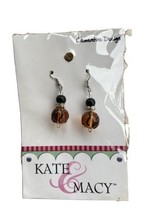 Kate &amp; Macy Clementine Design Earrings Halloween Wild and Wonderful Jewelry - £6.27 GBP