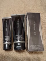 Avon Attraction for Him 2.5 oz EDT Spray Hair Body Wash After Shave Cond... - £29.13 GBP
