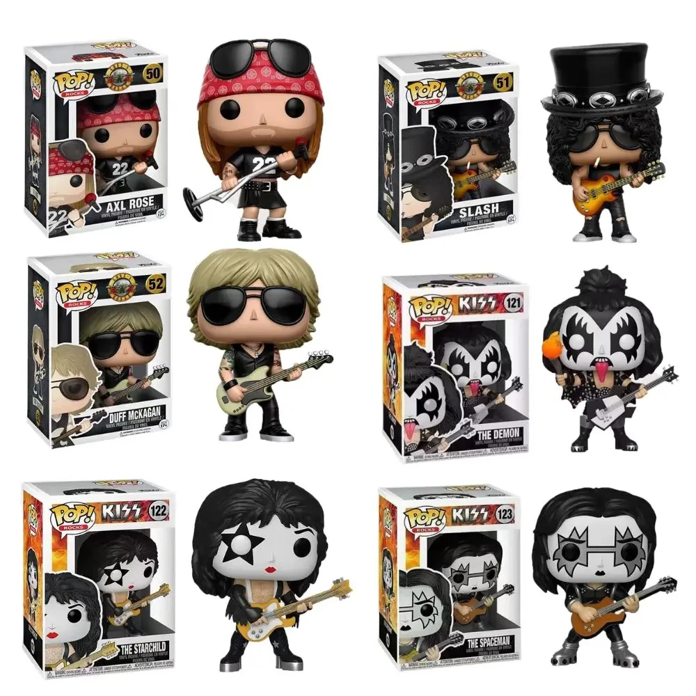 New Funko POP Vintage Heavy Metal Kiss Band Rock Poster Music Team pops - £10.53 GBP+