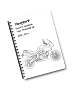 TRIUMPH OWNERS HANDBOOK MANUAL - 2009 TO 2013 - TIGER 1050 ABS SE - $1,096.50 MXN