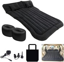 Vrumies Car Air Inflation Travel Bed Portable Back Seat Travel Air Mattress - £60.48 GBP