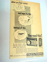 1953 Ad Yale Nightlatches Yale &amp; Towne Manufacturing Company, Ontario - $7.99