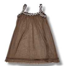 Genevieve Gozum Top Size Small Sheer Tank Sleeveless Cover Up Tank Summe... - $27.40