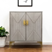 32&quot; Gray Solid Wood Sideboard with Two Doors - $19,457.24 MXN