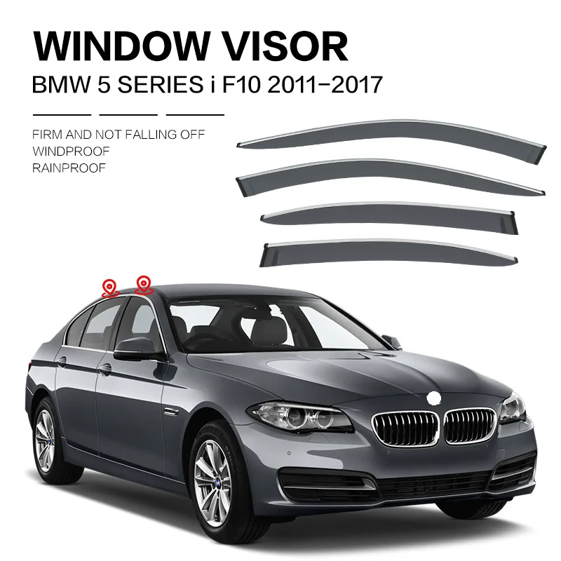 For  5 Series I  F10 2011-2017 Accessories Window  Rain Or Shine Side Window Def - £104.88 GBP