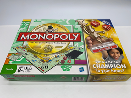 Monopoly Championship Edition Board Game COMPLETE Includes Trophy 2009 - £20.57 GBP