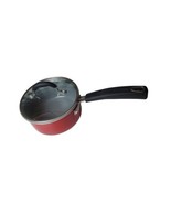 Cuisinart  1.5 QT Sauce Pot M54C19-16R Red Saucepan With Lid Pre-Owned - $19.32