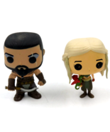 Funko Pop Game of Thrones Khal Drogo and Daenerys Targaryan LOOSE - £9.74 GBP