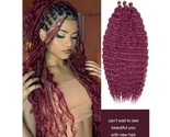 BATISI Water Wave Crochet Hair 6 Packs Curly Braiding Hair for Boho Brai... - $19.99