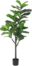 Artificial Tree-5 Ft.Faux Plants Fig Tree In Pot, Fl150, By Keloteven Decorative - £81.58 GBP