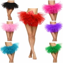 Sexy Adult Women&#39;s Classic 5 Layered Tulle Fancy Ballet Dress Tutu Skirts - £8.95 GBP