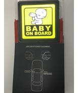 Baby Safety LED Wireless Rechargeable USBc Sign Vehicle - $44.81 CAD