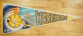 Vintage Sports Advertising Pennant NBA Basketball Golden State Warriors 1994 - £19.77 GBP