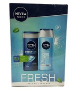 Nivea Men Menthol Shower Gel &amp; Shampoo Set 250 mL Each  - $27.28 CAD