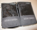 2 Kevin O&#39;Brien Cirrus Dark Charcoal Velvet Standard Shams NIP - $82.51