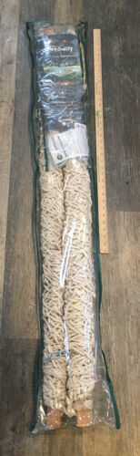 Vtg Castaway Cool Comfortable Woven Cotton Rope Hammock Weight Capacity 450 Lbs - $117.60