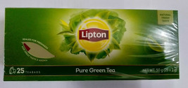 New Lipton Pure Green Tea Taste Healthy Aroma Fresh  - 4 box X 25 HALAL - £15.95 GBP