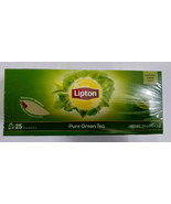 New Lipton Pure Green Tea Taste Healthy Aroma Fresh  - 4 box X 25 HALAL - £16.03 GBP