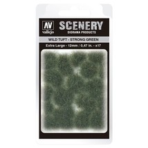 Vallejo Scenery: Wild Tuft: Strong Green: Extra Large - $11.75