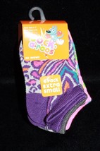 Baby Girls No Show Socks 5-7 Shoe Size 3-10 6 Pack XS Sock A Roos Pink Purple - £4.75 GBP