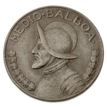 1933 Panama 1/2 Balboa Silver Coin in XF Condition Km 12.1-
show origina... - $80.53 CAD