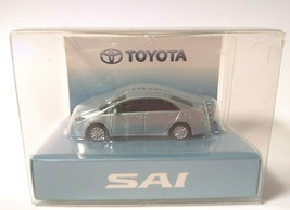 TOYOTA SAI LED Light Keychain Aqua mica metallic PullBack Model Car Mini... - £12.99 GBP