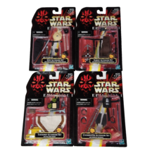 LOT OF 4 VINTAGE 1999 STAR WARS EPISODE 1 ACCESSORY SET NEW IN PACKAGE - £18.91 GBP