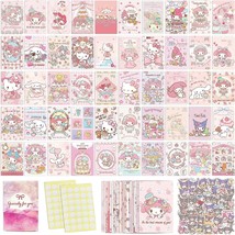 Pink Anime Photo Collection For Teen Girls Room Decor, Manga Posters Wall Prints - £28.09 GBP