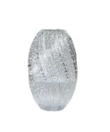 Luminous Glass Vase Glows in the Dark H = 10.6 inches / Flowers or Cente... - $65.58