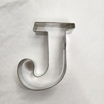 Cookie Cutter Initial Letter J Wilton Brand Monogram Metal - £6.27 GBP