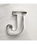 Cookie Cutter Initial Letter J Wilton Brand Monogram Metal - $7.92