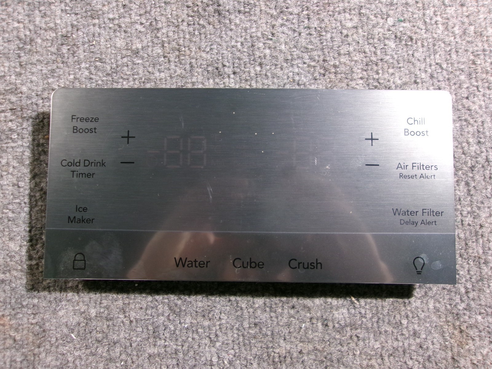 5304538611 FRIGIDAIRE REFRIGERATOR DISPENSER DISPLAY CONTROL BOARD - SILVER - $80.00