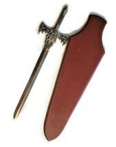 White Tail Cutlery Handmade Fantasy Fixed Blade Knife Dagger w/ Wood Dis... - £44.75 GBP