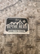 BSA GRAND TETON COUNCIL 2017 50 YEARS OF SCOUTING BELT BUCKLE Cedar Badge - $24.24