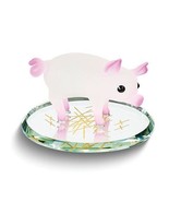 Glass Baron Barnyard Pig Handcrafted Glass Figurine - $28.40