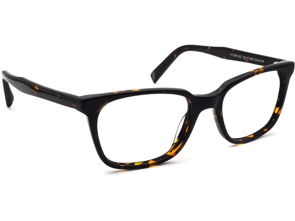 Warby Parker Eyeglasses WILDER 200 Tortoise Dark Brown Full Rim Frame 52... - $44.99