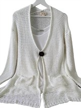 Label+Thread women's leather button cardigan size L - $91.08