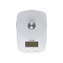 Kitchen Scale With A Glass Platform By Taylor (White). - $38.98