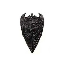 Black Lion Pointed Shield Weapon for Army Knight soldier Minifigure US Toy - $2.00