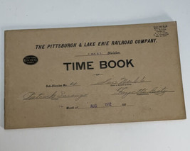 Original New York Central Lines From 1912 Pittsburgh Lake Erie Railroad Company - £11.95 GBP