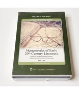 Great Courses: Masterworks of Early 20th Century Literature DVDS &amp; Guide... - £14.86 GBP