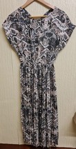 New Look Brown Snakeskin Maxi Dress Size 10 Express Shipping - £13.23 GBP