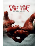 Bullet For My Valentine Poster Flag Temper Bloody Hands - $339.94 MXN
