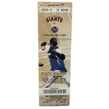 San Francisco Giants vs Mets 5/4/2000 Season Ticket Stub Pacific Bell Park - £19.43 GBP