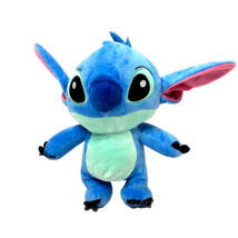 Disney Plush Stitch Stuffed Animal with Suction Cup to Hang Embroidered Eyes 9&quot; - £10.03 GBP