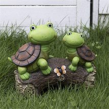 Turtle Garden Statue Green Resin - $95.03