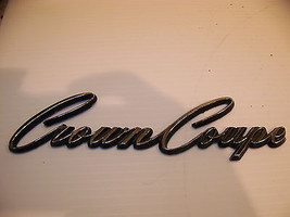 1968 Chrysler Imperial Crown Coupe Emblem Oem #2483445 - £53.07 GBP