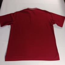 Adidas RN#88387 Men's Red Cotton Blend Short Sleeve Polo Shirt Size Large image 13