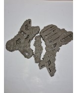 2004 Mattel Hot Wheels Cyborg Assault Circuit Track Set 3 Pcs Brown Base - $294.07 MXN
